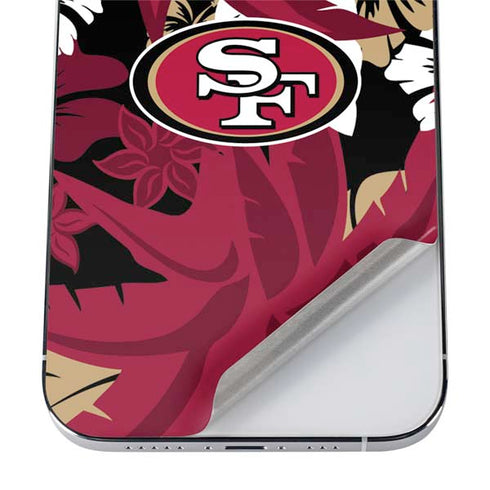 NFL San Francisco 49ers Tropical Print iPhone 12 Pro Max Skin